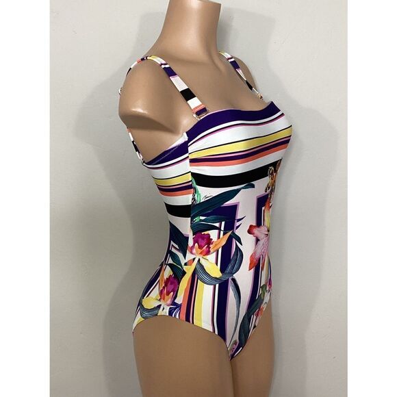 New. Trina Turk floral swimsuit….size 6 - Picture 10 of 16